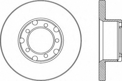 OPEN PARTS bda178310 -  Тормозной диск